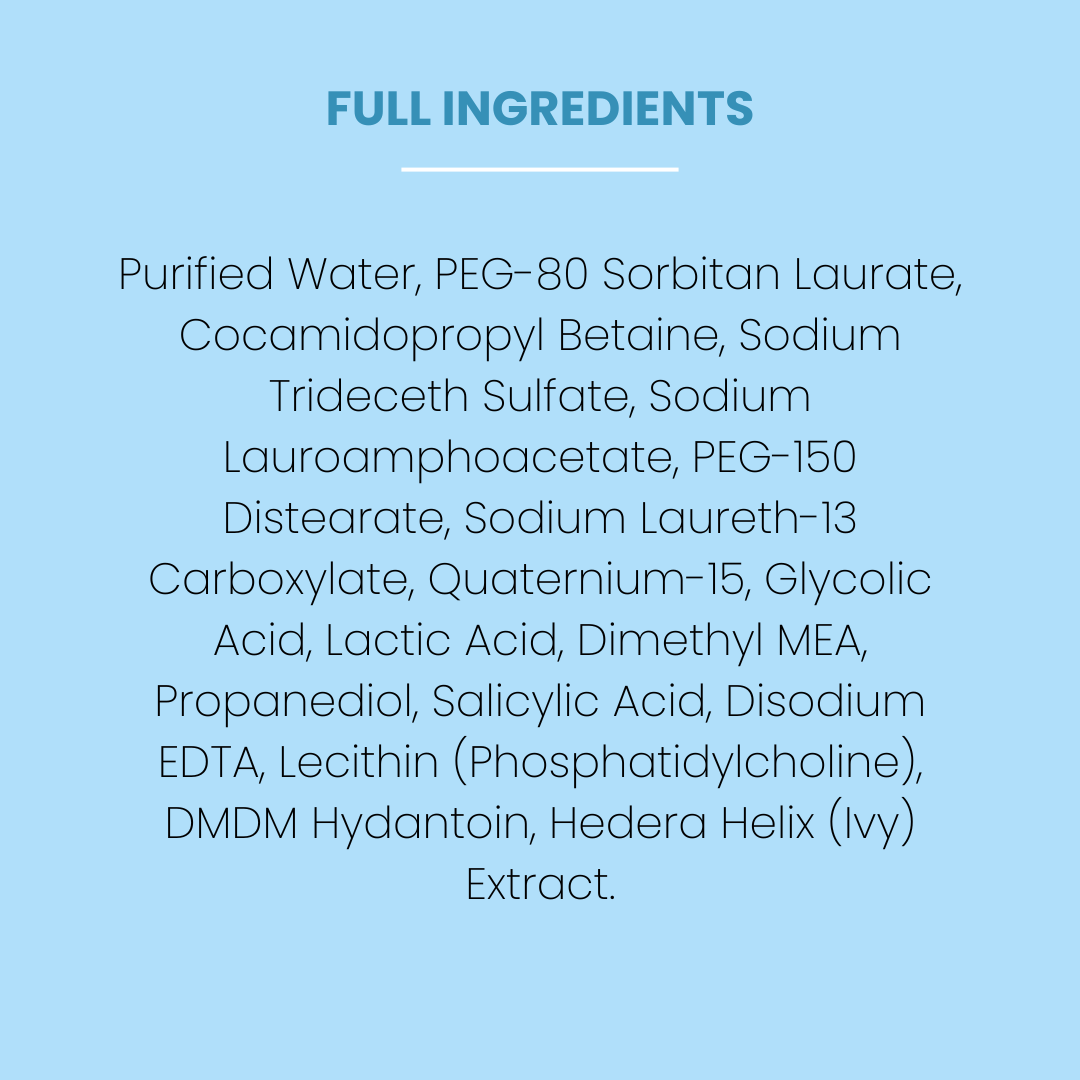 Gentle GSL (AHA/BHA) Exfoliating Cleanser