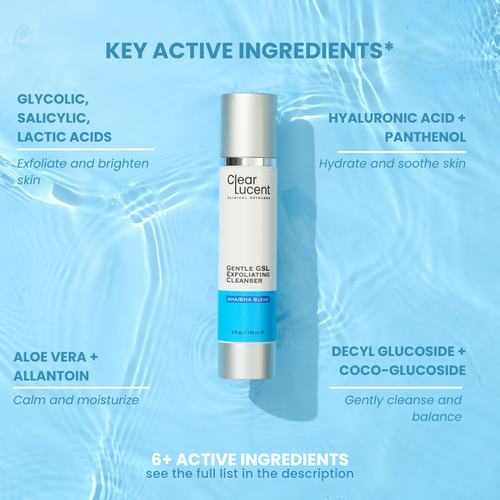 Gentle GSL (AHA/BHA) Exfoliating Cleanser