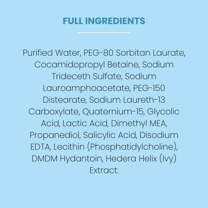 Gentle GSL (AHA/BHA) Exfoliating Cleanser