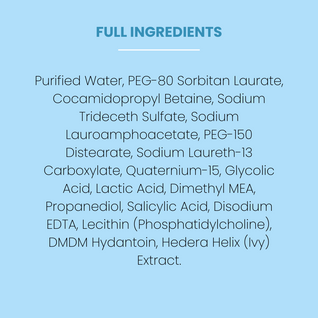 Gentle GSL (AHA/BHA) Exfoliating Cleanser