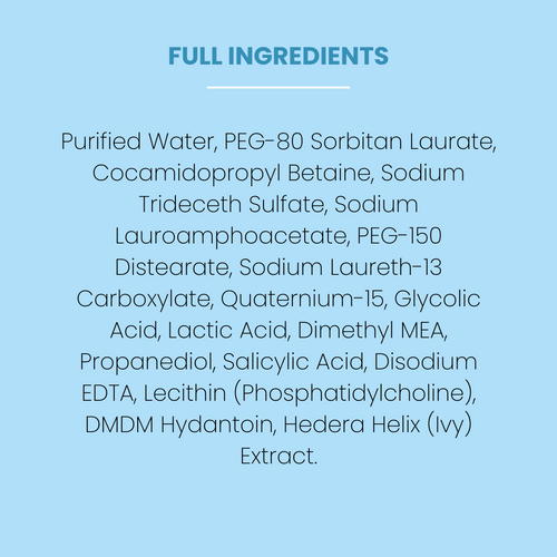 Gentle GSL (AHA/BHA) Exfoliating Cleanser